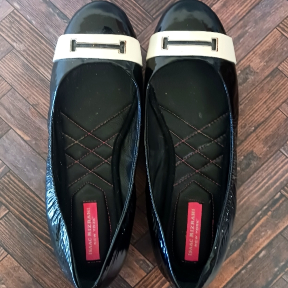 ISAAC MIZRAHI NEW YORK WOMEN'S FRINE BALLET FLATS